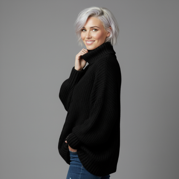 Pullover High Neck Fall Winter Autumn 2025 Buy one, get another free.