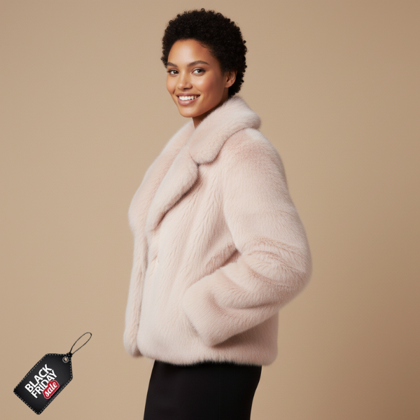 Elegant Faux Fur Coat Warm Fluffy 2025 Buy one, get one free.