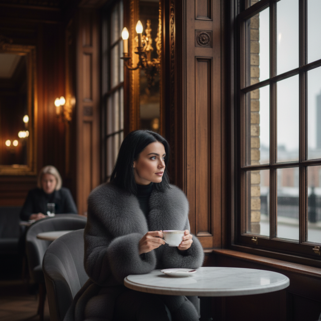 Faux Fur Coat Women Long Sleeve 2025