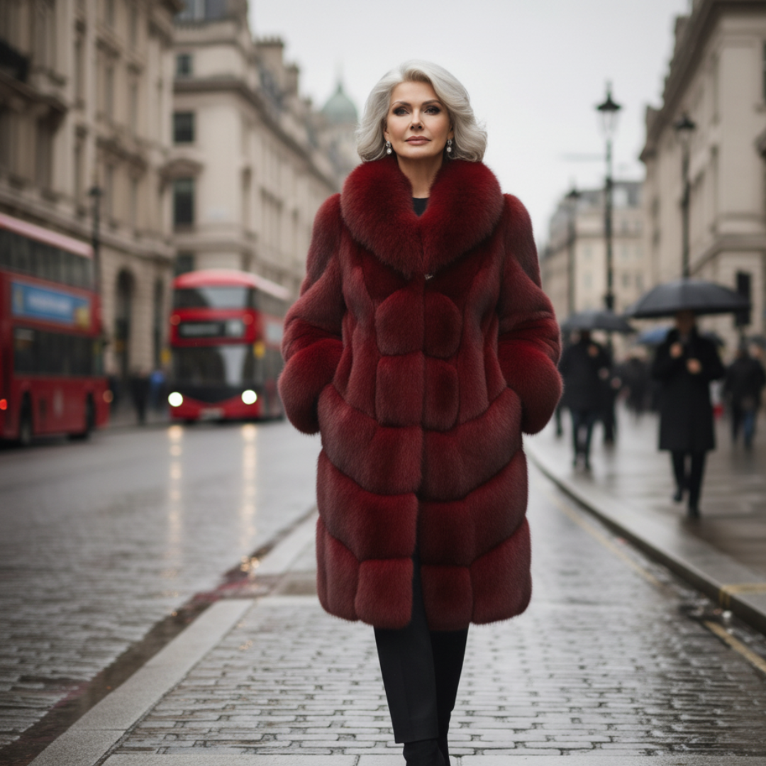 Faux Fur Coat Women Long Sleeve 2025