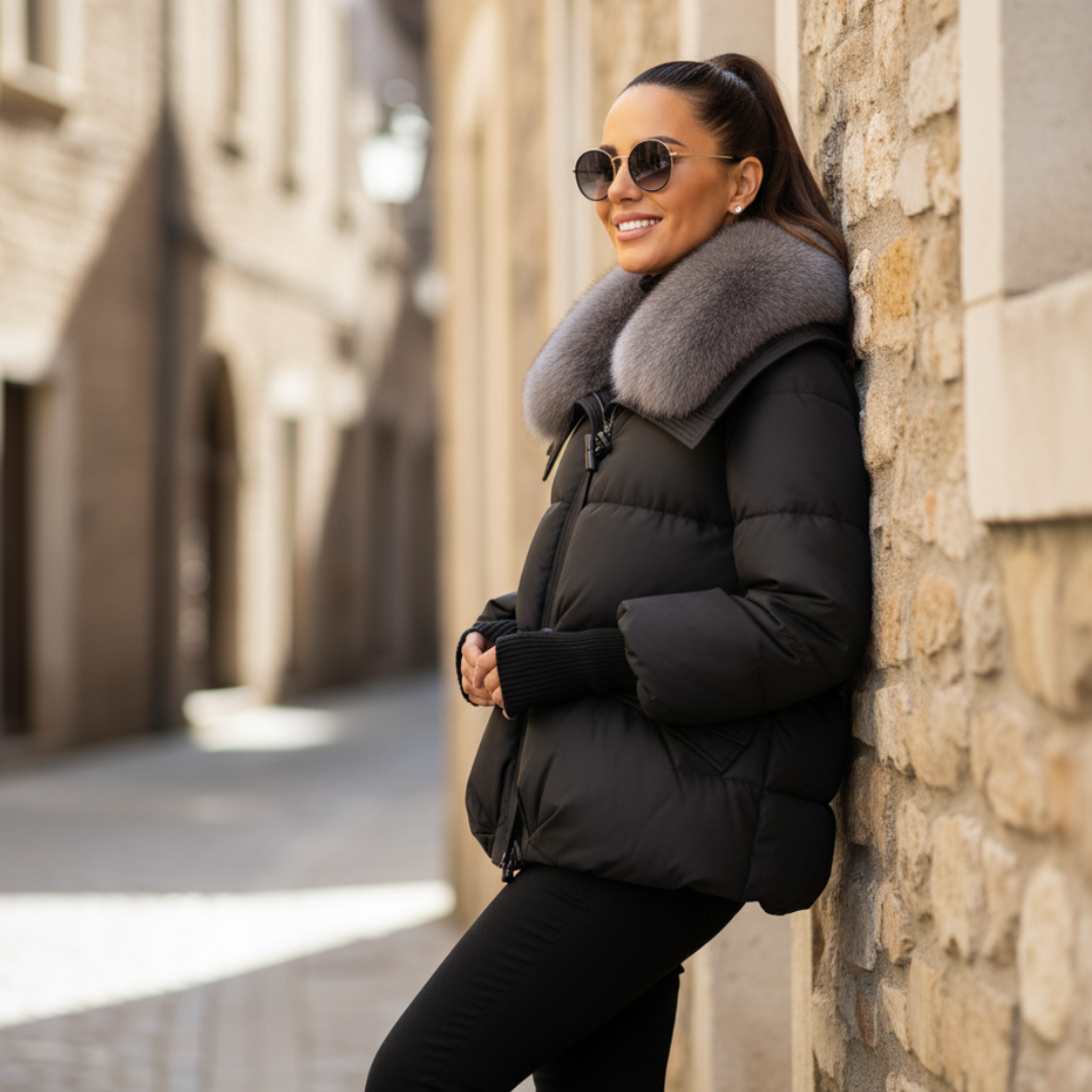 Jacket Puffer Waterproof  woman Uk  Autumn 2025 Leopard Print Scarf Buy 1 Get 1 Scarf Free