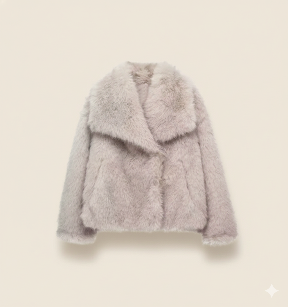 Elegant Faux Fur Coat Warm Fluffy 2025 Buy one, get one free.