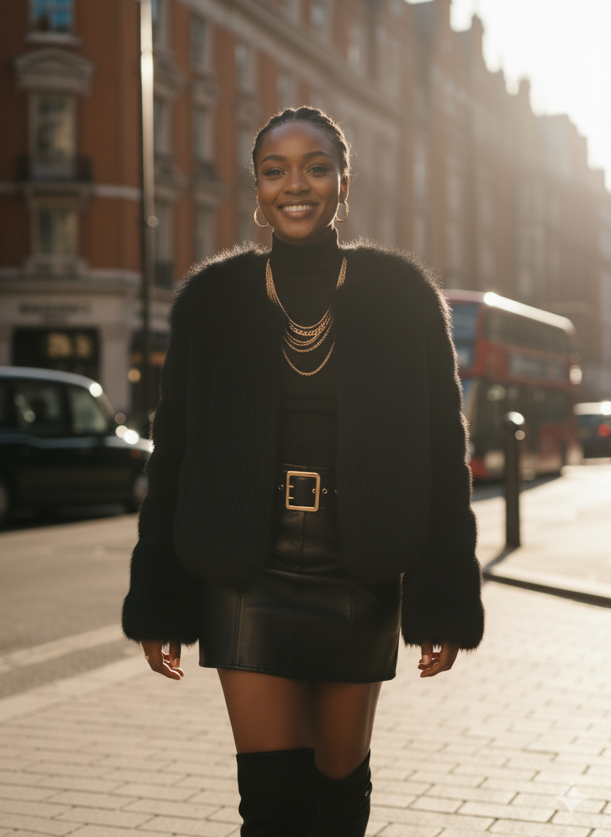 Faux Fur Shot Jacket Slin