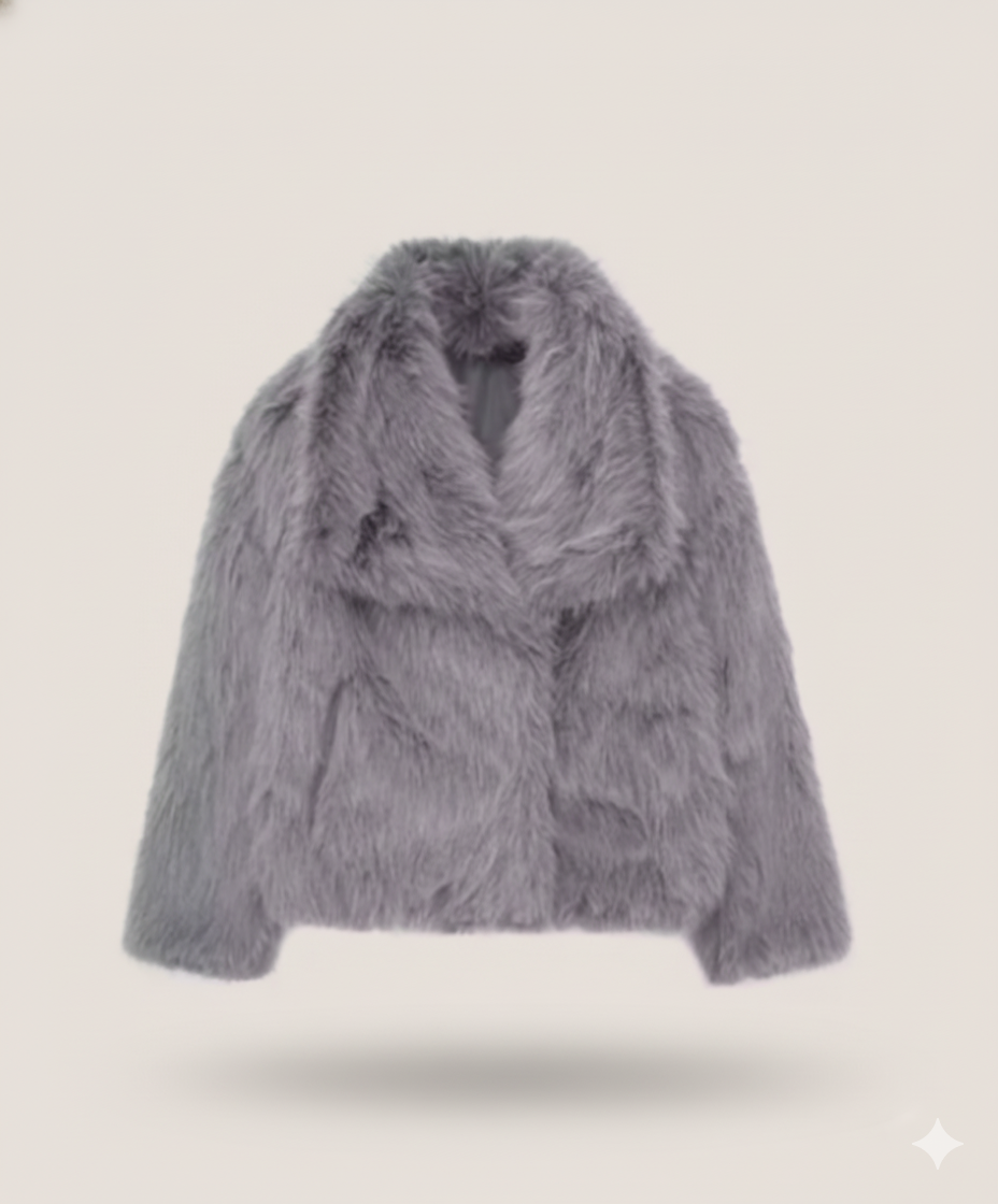 Elegant Faux Fur Coat Warm Fluffy 2025 Buy one, get one free.