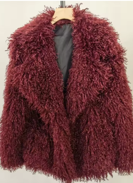 Faux Fur jacket Coat Women UK Autumn 2025 +Leopard Print Scarf Buy 1 Get 1 Free