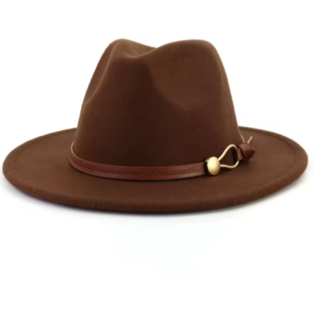 Mad hatter fedora hat in tweed ZyoraLux