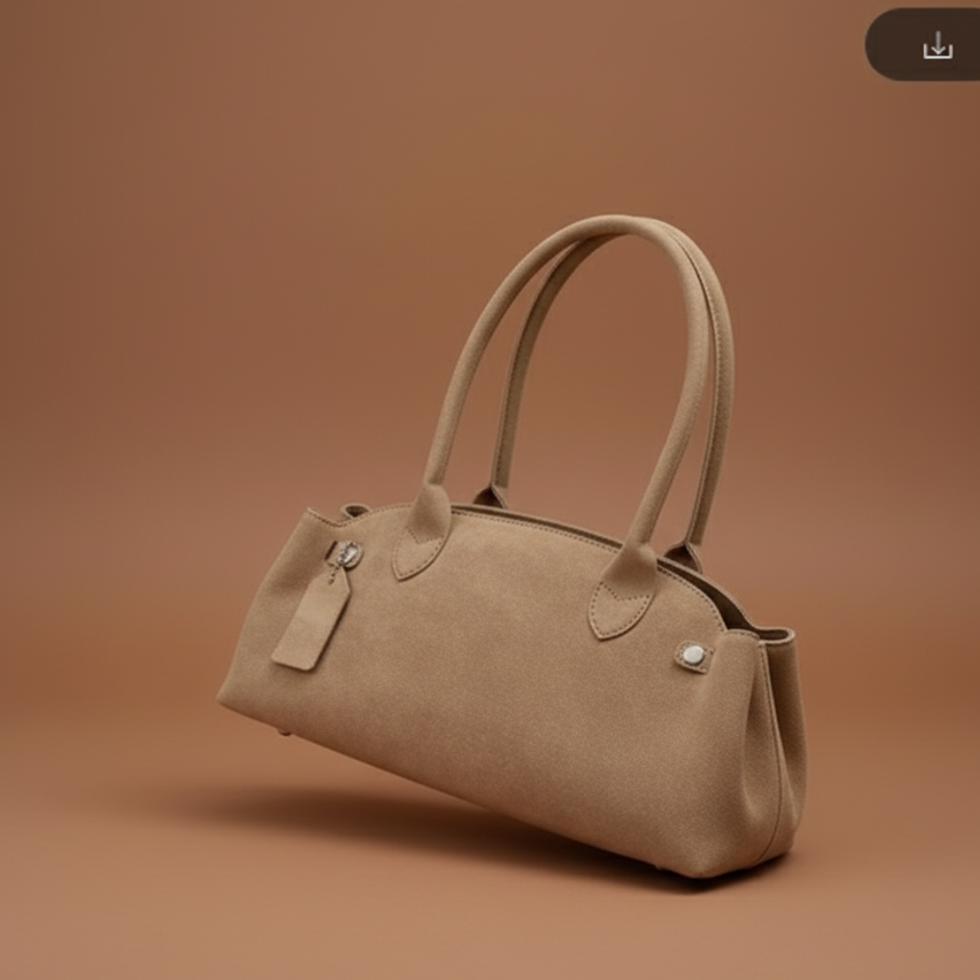 Scarlet Suede Crossbody Bag