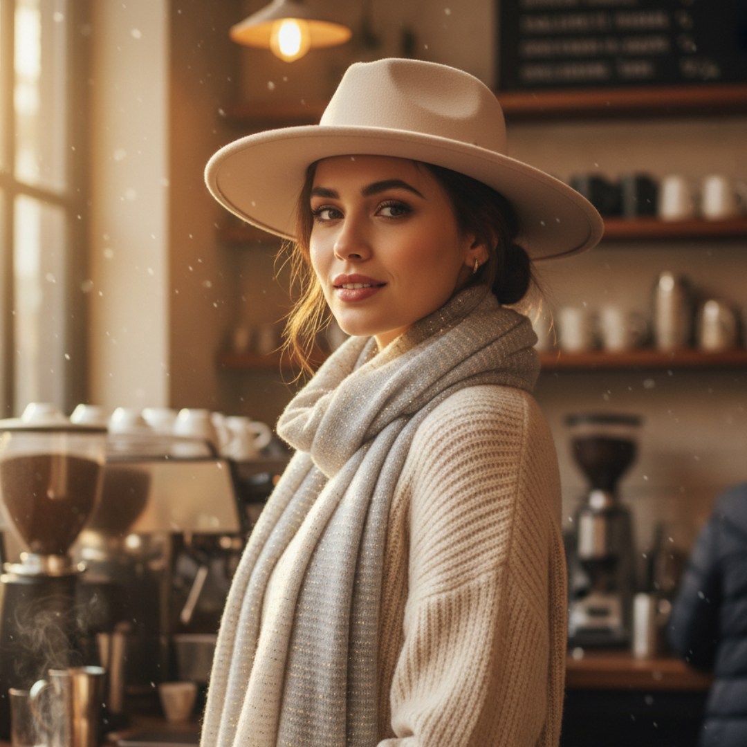 Mad hatter fedora hat in tweed ZyoraLux
