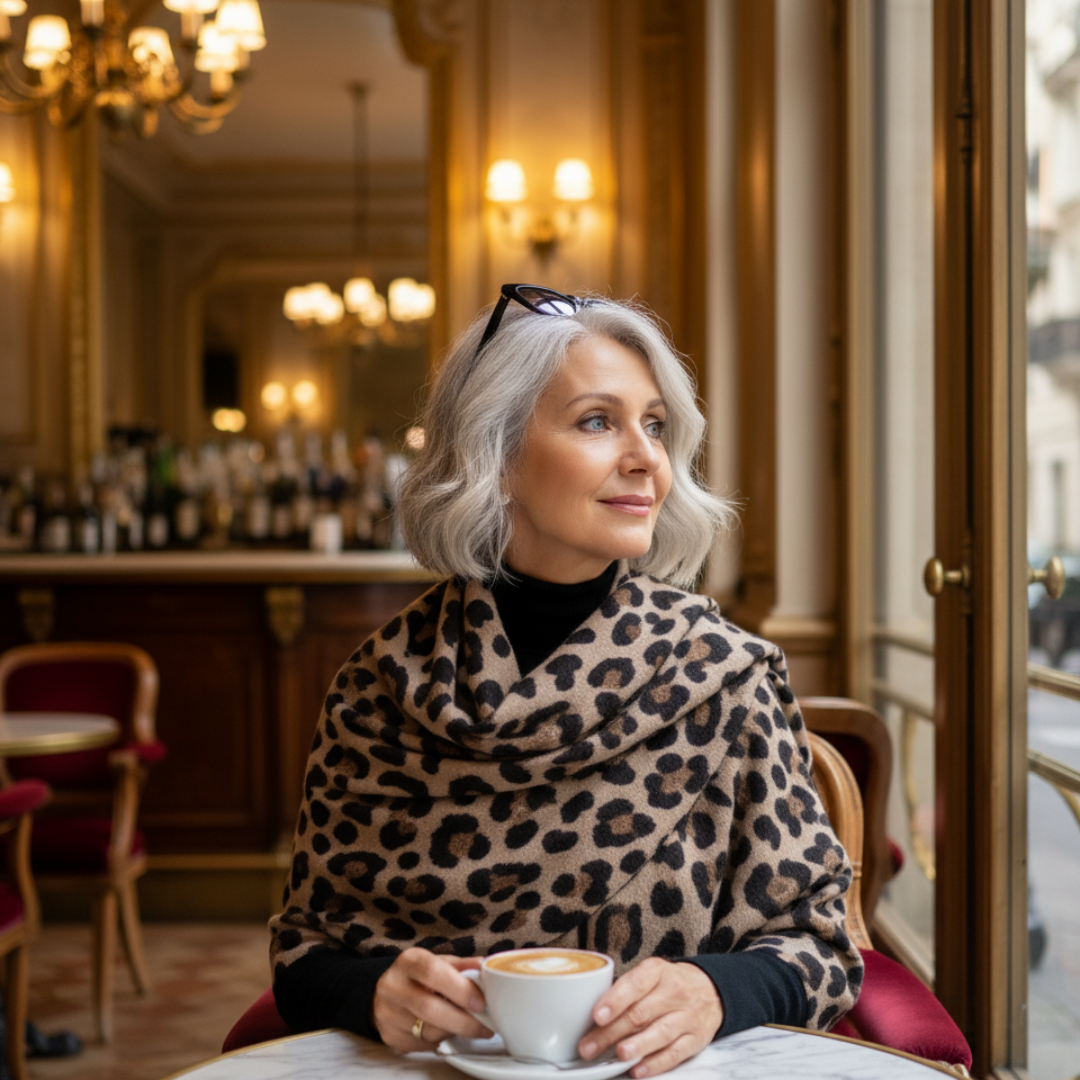 Women's Leopard Print Scarf