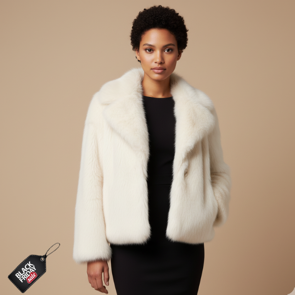 Elegant Faux Fur Coat Warm Fluffy 2025 Buy one, get one free.