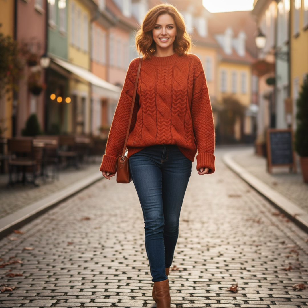 Sweater Oversized Long Sleeve Winter 2025