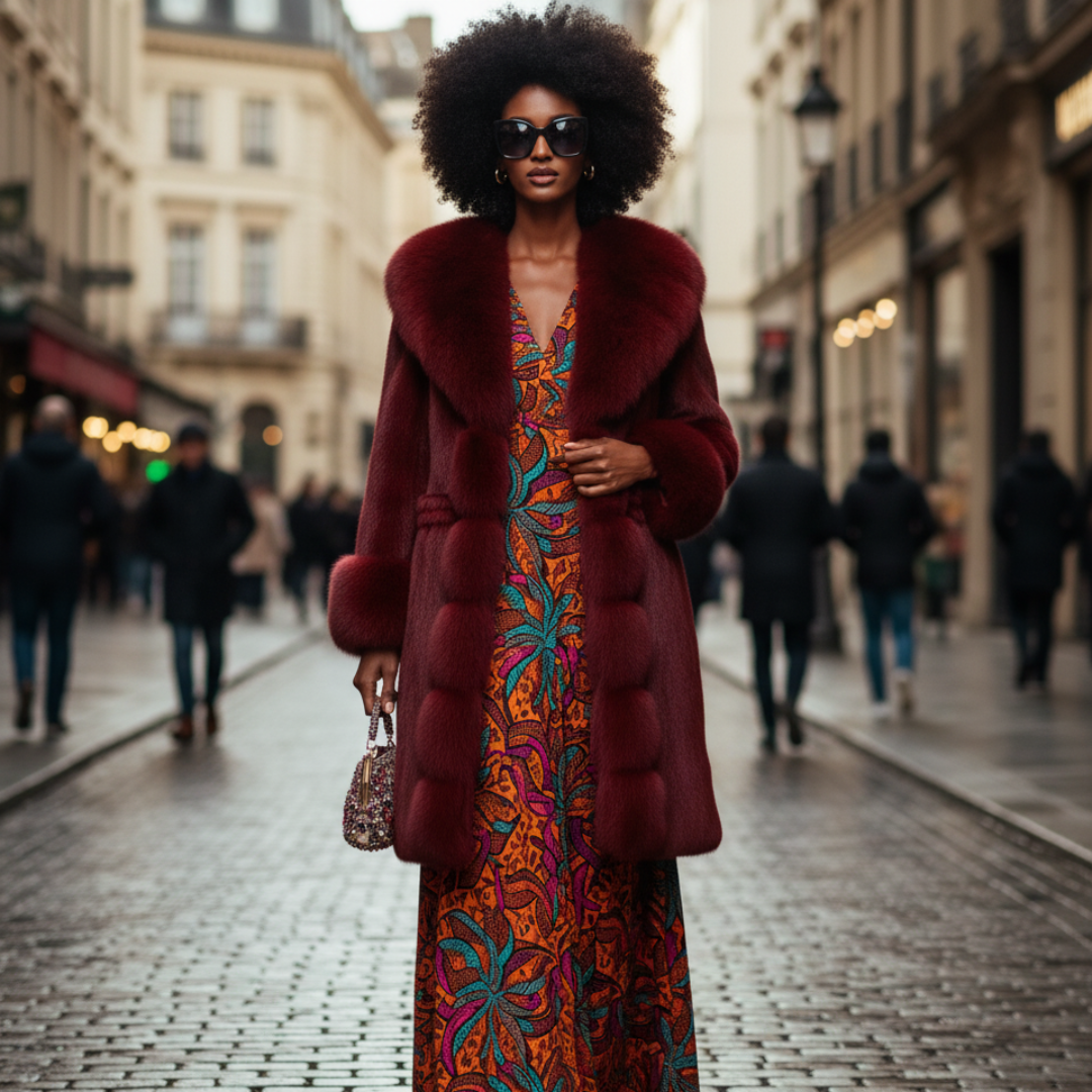 Faux Fur Coat Women Long Sleeve 2025