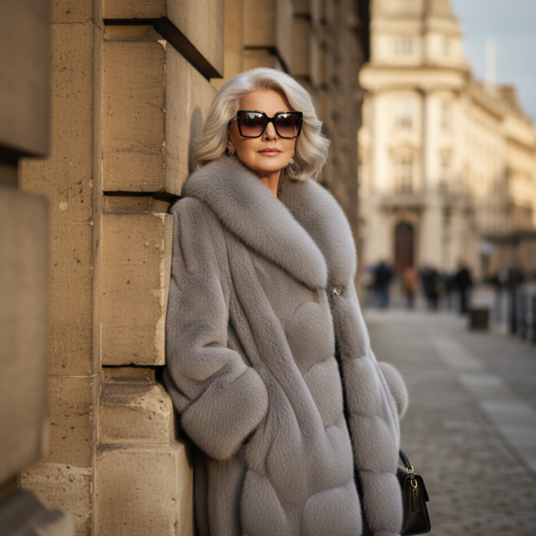 Faux Fur Coat Women Long Sleeve 2025