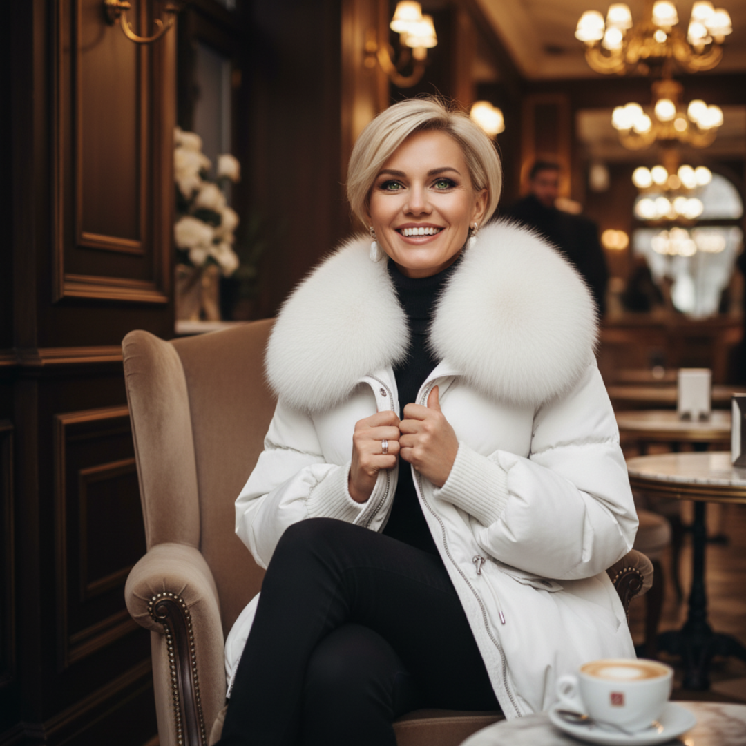 Jacket Puffer Waterproof  woman Uk  Autumn 2025 Leopard Print Scarf Buy 1 Get 1 Scarf Free