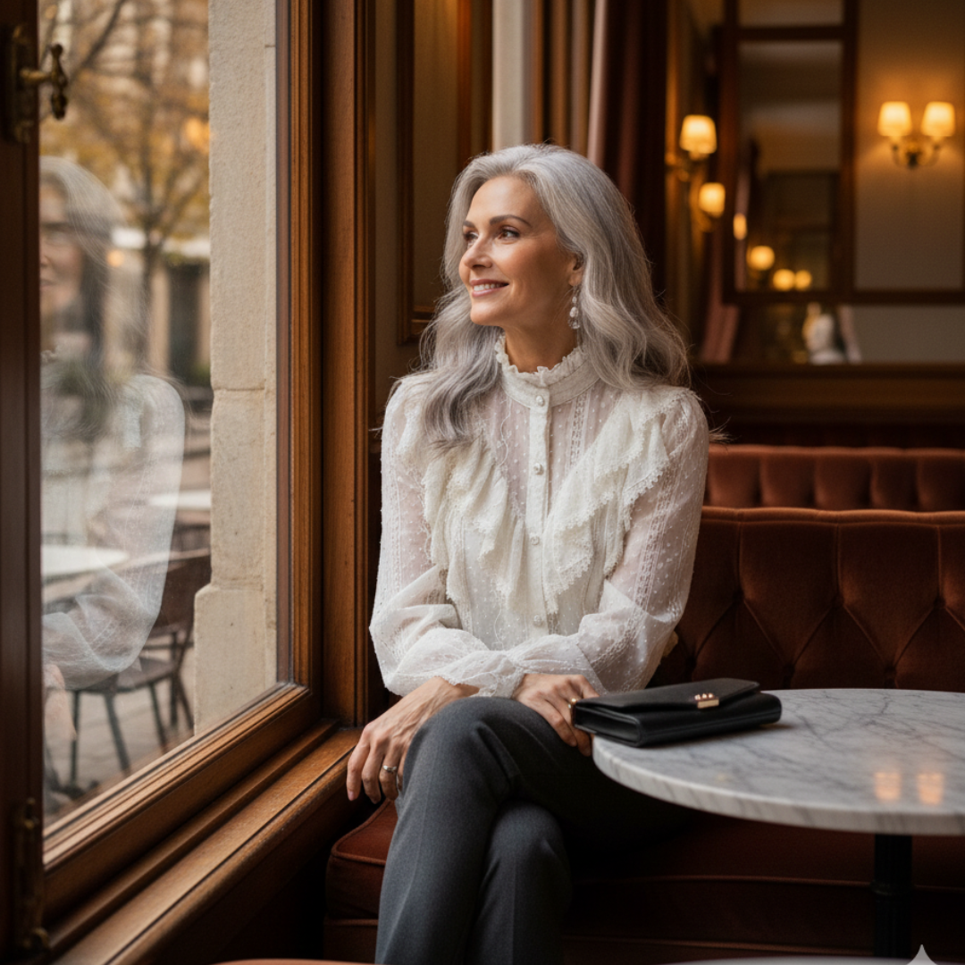 Romantic Shirt necklines with ruffles