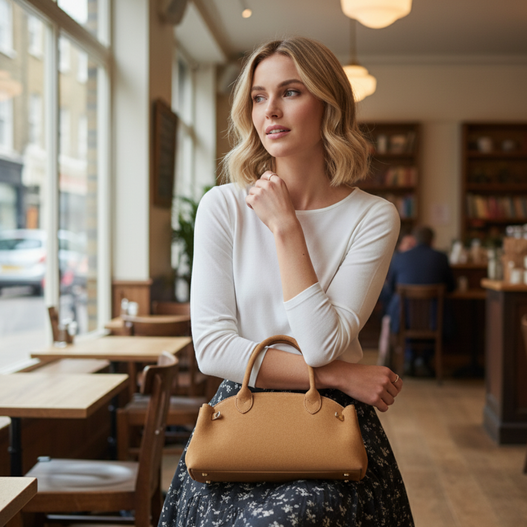 Scarlet Suede Crossbody Bag