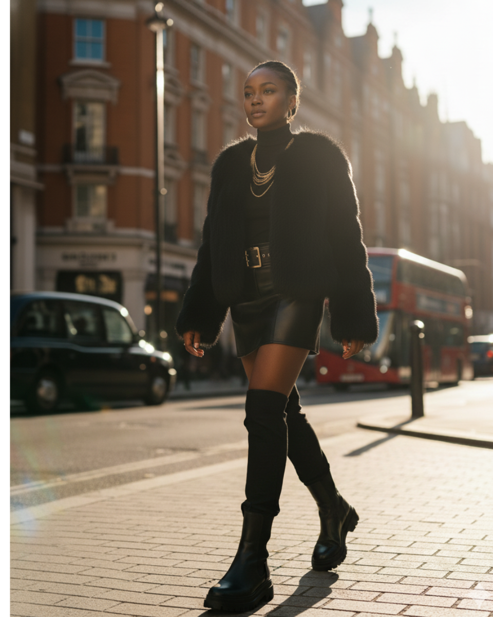 Faux Fur Shot Jacket Slin